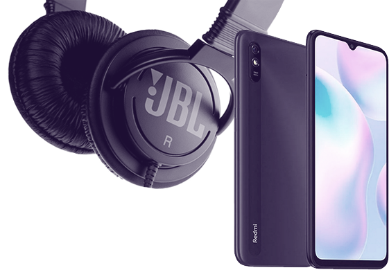 Fone de ouvido e Celular